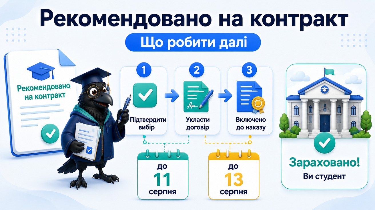 Що робити після отримання рекомендації на контракт у 2026 році
