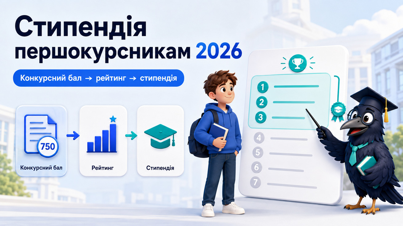 Як першокурсникам призначають академічну стипендію у 2026 році